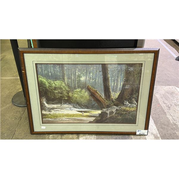 FRAMED PRINT BY LISSA CALVERT TITLED 42.5" X 31"