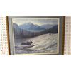 Image 2 : FRAMED ARTIST SIGNED ARTIST PRINT (AP/950) TITLED "HIGH COUNTRY" 35.5" X 30"