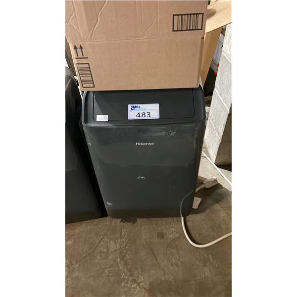 HISENSE 10,000 BTU PORTABLE AIR CONDITIONER WITH HOSE, REMOTE & ACCESSORIES