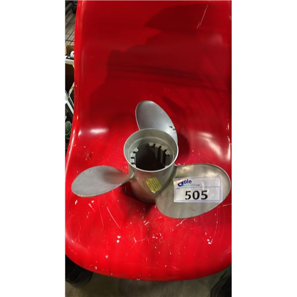 TURNING POINT HUSTLER AM1184B CHROME PROPELLER