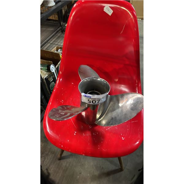 YAMAHA SALTWATER SERIES II CHROME PROPELLER