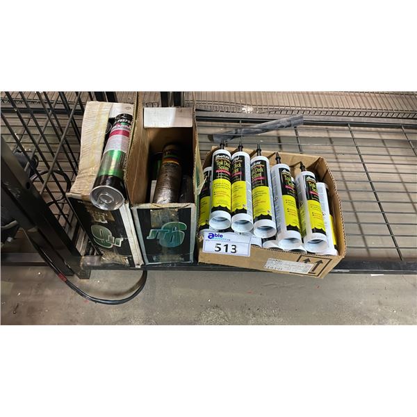 TUBES OF ASSORTED SEALANT & GREASE