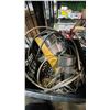 Image 4 : SHELF OF ASSORTED ITEMS INCLUDING; WIRE WINCH HOIST & COLLINS KWM-2 TRANSCEIVER