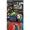 Image 5 : SHELF OF ASSORTED SPORTS CLOTHING & COLLECTIBLES