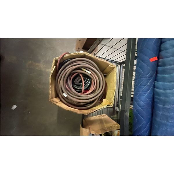BOX OF ASSORTED HIGH PRESSURE HOSES/LINES