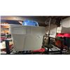 Image 1 : 9 STORAGE TOTES WITH 6 LIDS & 3-TIER ROTATING RACK