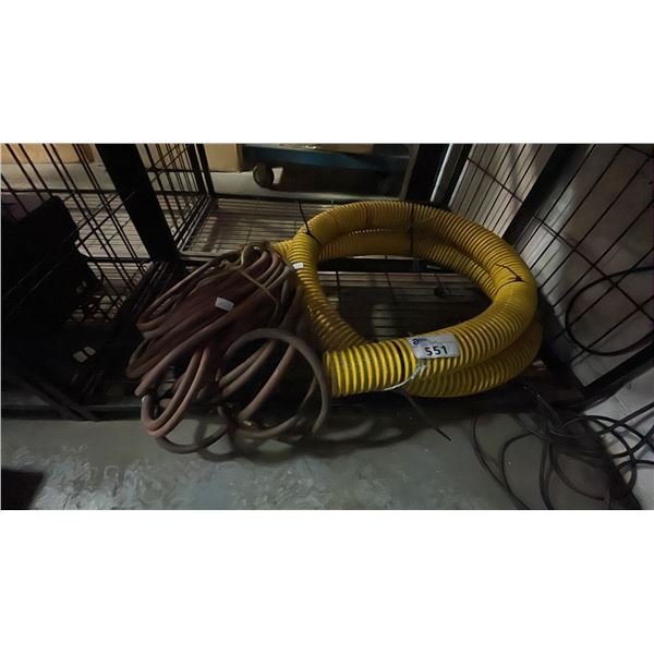GARDEN HOSE & 4" HOSE