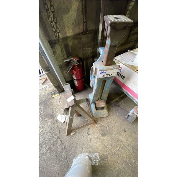(2) ASSORTED JACK STANDS