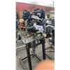 Image 1 : YAMAHA F25ELRX 25 HP OUTBOARD MOTOR ON PORTABLE MOTOR STAND *NO TOP COVER, UNKNOWN WORKING