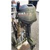 Image 3 : MARINER EIGHT 8 HP OUTBOARD MOTOR ON 2 WHEEL DOLLY *UNKNOWN RUNNING CONDITION*