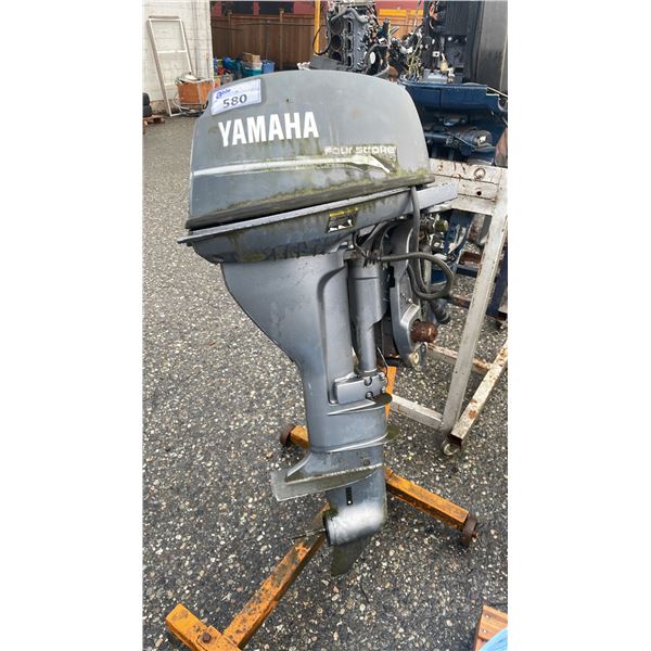YAMAHA T9.9PLRZ 9.9 HP OUTBOARD MOTOR ON PORTABLE MOTOR STAND *UNKNOWN RUNNING CONDITION*