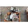 Image 1 : PALLET & CRATE OF ASSORTED OUTBOARD MOTOR PARTS *UNKNOWN RUNNING CONDITION*