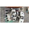 Image 3 : PALLET & CRATE OF ASSORTED OUTBOARD MOTOR PARTS *UNKNOWN RUNNING CONDITION*