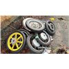 Image 2 : PILE OF ASSORTED MOTORCYCLE WHEELS