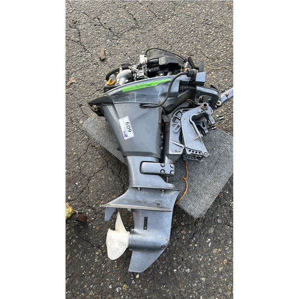 YAMAHA F15MSHG 15 HP OUTBOARD MOTOR *NO COVER, UNKNOWN RUNNING CONDITION*