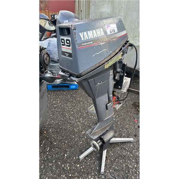 YAMAHA T9.9ELHQ OUTBOARD MOTOR ON MOTOR STAND *UNKNOWN RUNNING CONDITION*
