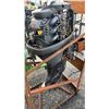 Image 2 : YAMAHA F40ELRY 40 HP OUTBOARD MOTOR IN METAL FRAME *NO COVER, UNKNOWN RUNNING CONDITION*