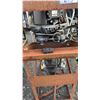 Image 4 : YAMAHA F40ELRY 40 HP OUTBOARD MOTOR IN METAL FRAME *NO COVER, UNKNOWN RUNNING CONDITION*
