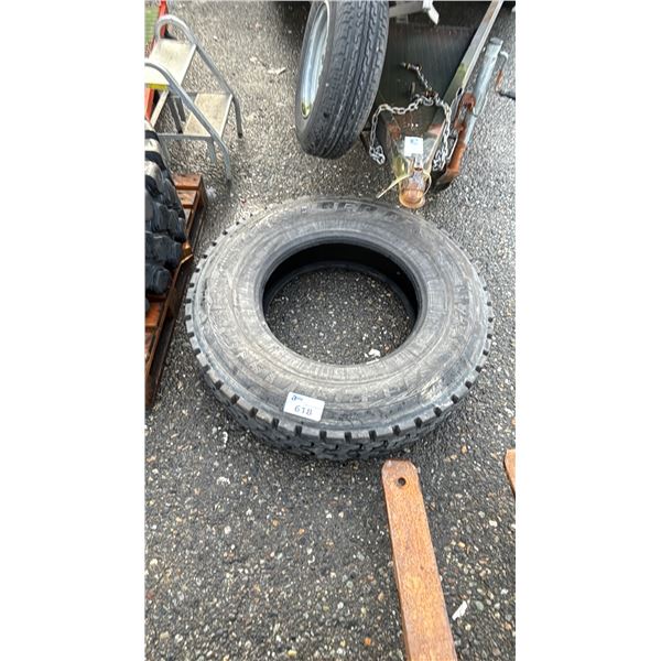 GENERAL TIRE GRABBER OA 11R22.5 TIRE