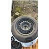 Image 2 : SET OF (3) BRIDGESTONE BLIZZAK DM-V1 225/65R17  102R TIRES MOUNTED ON 5 BOLT METAL RIMS