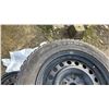 Image 3 : SET OF (3) BRIDGESTONE BLIZZAK DM-V1 225/65R17  102R TIRES MOUNTED ON 5 BOLT METAL RIMS