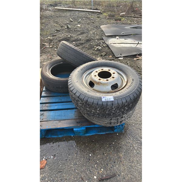 PALLET OF (4) ASSORTED TIRES