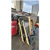Image 2 : (6) STACKABLE PALLETS WITH OUTBOARD MOTOR CONTENTS, METAL RAMP & (3) 4' FOLDING TABLES *UNKNOWN