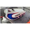 Image 3 : SHELF OF ASSORTED MOTORCYCLE FUEL TANKS