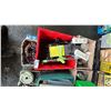 Image 4 : PALLET OF ASSORTED ITEMS INCLUDING; MOTORCYCLE PARTS, HYDRAULIC MOTOR CLAMP & MORE *UNKNOWN WORKING