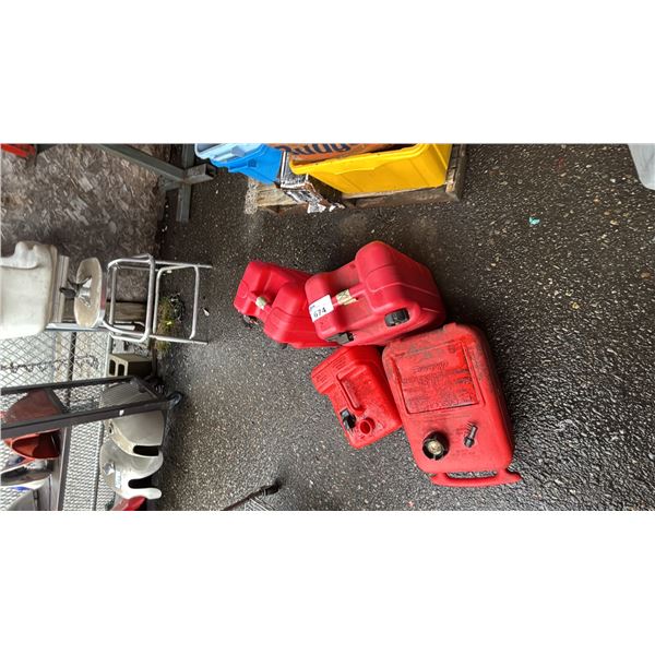 (4) ASSORTED MARINE FUEL TANKS