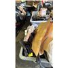 Image 3 : BIN OF ASSORTED ITEMS INCLUDING; MOTORCYCLE PARTS, BATTERY LINES, BASEBALL BAT & MORE *BIN NOT