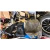 Image 4 : BIN OF ASSORTED ITEMS INCLUDING; MOTOR PARTS, MOTORCYCLE PARTS, HARDWARE, GRINDING DISCS & MORE