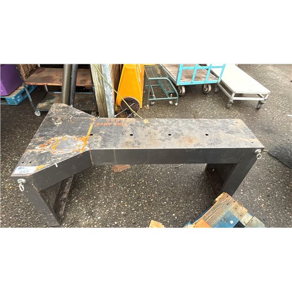 METAL TABLE 62" X 30" X 26"