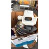 Image 1 : PALLET OF ASSORTED ITEMS INCLUDING; BOAT SEAT, OUTBOARD MOTOR COVERS & MORE