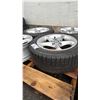 Image 5 : SET OF (2) AURORA 205/55R16 91H TIRES MOUNTED ON 5 BOLT METAL BMW RIMS & (2) 5 BOLT METAL BMW RIMS
