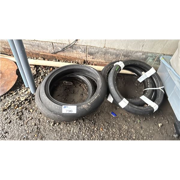 (4) MOTORCYCLE TIRES