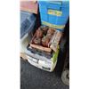Image 2 : PALLET OF ASSORTED ITEMS INCLUDING; MOTORCYCLE PARTS, FLATWARE, MOTORS & MORE *UNKNOWN WORKING
