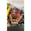 Image 4 : PALLET OF ASSORTED ITEMS INCLUDING; RATCHET STRAPS, MULTI TIER RACKS,  MOTORCYCLE PARTS & MORE