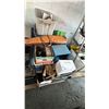 Image 1 : PALLET OF ASSORTED ITEMS INCLUDING; TOOLS, RIFLE CASE, MOTORCYCLE PARTS & MORE