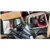 Image 3 : PALLET OF ASSORTED ITEMS INCLUDING; OUTBOARD MOTOR PARTS, CAMPING CHAIR, BOOKS & MORE