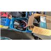 Image 4 : PALLET OF ASSORTED ITEMS INCLUDING; MARINE RADIO, MOTORCYCLE METERS, GLOVES & MORE