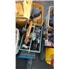 Image 3 : PALLET OF ASSORTED ITEMS INCLUDING; MOTORCYCLE & MARINE PARTS, PEDESTAL STAND WITH STORAGE & MORE