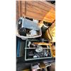 Image 4 : PALLET OF ASSORTED ITEMS INCLUDING; MOTORCYCLE & MARINE PARTS, PEDESTAL STAND WITH STORAGE & MORE