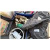 Image 3 : PALLET OF ASSORTED ITEMS INCLUDING; STEERING WHEELS, MECHANICS CREEPER, HEIN GERICKE JACKET & MORE