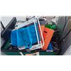 Image 2 : BIN OF ASSORTED ITEMS INCLUDING; CAMPING CHAIRS, HOCKEY HELMET, ROLL-OUT MAT & MORE *BIN NOT