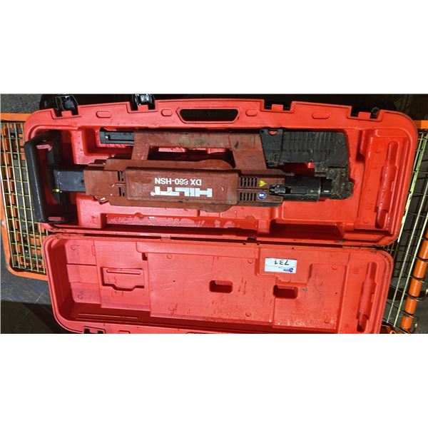 HILTI DX 860-HSN POWDER ACTUATED DECKING TOOL WITH HARD SHELL CASE