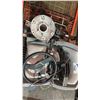 Image 1 : ASSORTED MARINE PARTS INCLUDING; SEAT, THROTTLE, STEERING WHEEL & MORE