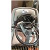 Image 2 : ASSORTED MARINE PARTS INCLUDING; SEAT, THROTTLE, STEERING WHEEL & MORE