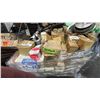 Image 5 : 2-TIER METAL PUSH CART WITH ASSORTED MOTORCYCLE PARTS CONTENTS