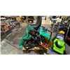 Image 4 : PALLET OF ASSORTED ITEMS INCLUDING; MOBILITY WALKER, MOTORCYCLE WHEELS, DEWALT TOOL BOX & MORE